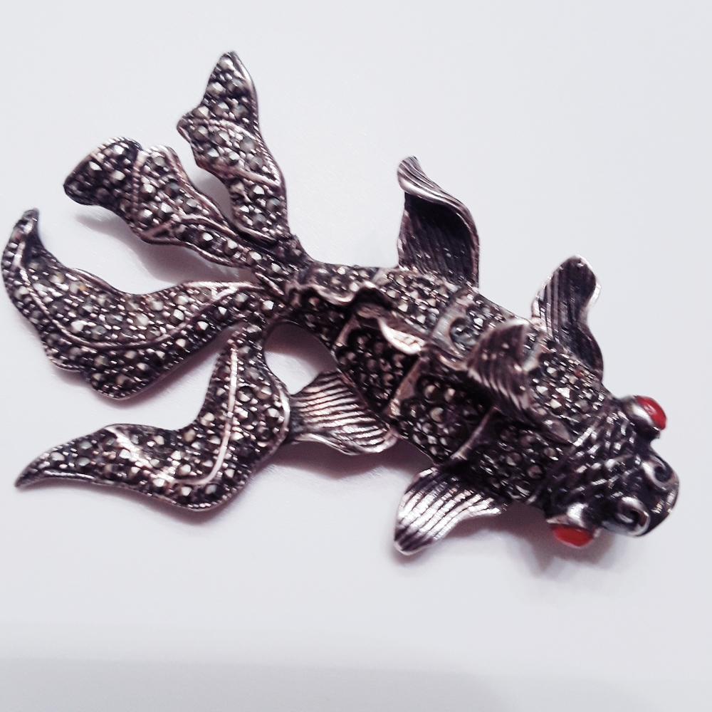 Sterling Fish - Marcasite